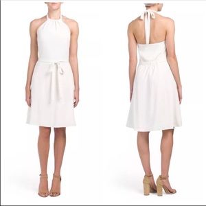 NWT THEORY Nayline Elevate Crepe Halter Dress